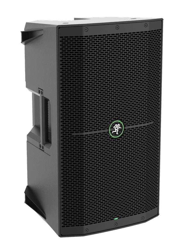Mackie Thump Speakers on stands